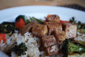 Oak Nut Crusted Tofu