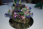 Deer Brush Basket w/native arrangement of Bay, Redbud, Ceanothus