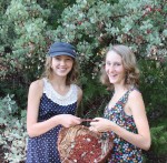 Anabella and Zoe Collecting Manzanita