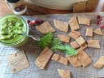 manzanita tortillas w/fir tip pesto